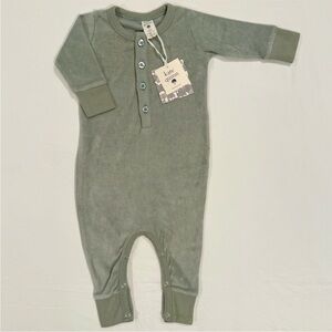 New Kate Quinn Long Sleeve Sport Union Suit Boys 6-12M Girls Ribbed Organic Fall